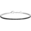 LES FOLIES DI PAOLA GRIECO Bracciale Unisex Tennis Nero in Argento 925 rodiato - Collezione Rainbow Les Folies (16)