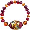 LE GEMME DI VENEZIA BRACCIALE IN VETRO ANTICA MURRINA VENEZIA ROSSO VR072