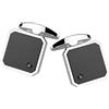 Zancan Gemelli uomo Zancan EHG066 acciaio con zircone collezione Hi Teck