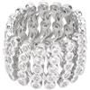 PLAFOPE Anello Telescopico e Bracciale a Doppio Scopo in Argento per Donna, Gioielli Femminili per Natale e Occasioni Speciali, Materiale Antiruggine