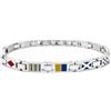 amorili bracciale con bandiere nautiche uomo acciaio (tipo8)