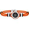 amorili - Bracciale con Bussola e Cordino Nautico Uomo - Braccialetti Mare con Bussola - Bracciale Uomo Corda (Arancio)