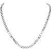 U7 Collana Uomo Personalizzata con 4 Nomi Catena Acciaio Inossidabile 46cm