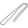 ForFox Collana catena corda in argento sterling 925 vintage per uomo donna 2mm 60cm