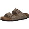 Birkenstock 951303 Arizona SFB taupe, Suede Leather PIANELLE Uomo, Taupe EU 46