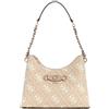 GUESS Izzy Top Zip Borsa a tracolla, sabbia, taglia unica