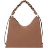 Coccinelle Pelle borsa a tracolla Boheme Grana Double Shoulder Bag Skin/Gazpacho marrone chiaro