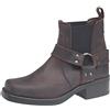 Gringos Stivaletti da cowboy/Biker Terminator in vera pelle da uomo, Marrone, 45 EU