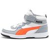 PUMA Puma Rebound Joy Blocked AC PS - Sneakers alte da bambino Bianco 03 White/Grey/Orange