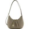 Furla Goccia Shoulder Bag S Stucco Gray + Mauve