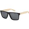 O'Neill Men's Polarized Sunglasses - Matte black / Bamboo / Solid smoke Lens - ONHARWOOD2.0-104P size 57-17-142 mm…