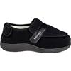 EXTRO STYLE Tecnica 3A Kle Nero, Linea Anziani, Microfibra, Scarpa Ortopedica Made in Italy, Plantare Estraibile, Chiusura a Strappo, Scarpe Ortopediche, Dispositivo Medico Classe 1 (Taglia 44)