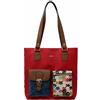 DOGO Multi Pocket Bag - Borsa multitasche Da donna, Red,