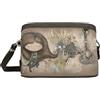 Anekke borsa a tracolla Real 3 Compartment Crossbody Bag Multicolor multicolore