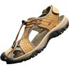 LXYUTY Ciabatte Estive Scarpe Estive Da Uomo Outdoor Beach Gladiator Sandali-7236 Giallo Dorato-43