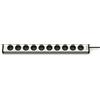 EHMANN 0600 x 00102033 - Ciabatta universale in alluminio, 10 prese, cavo da 3 m
