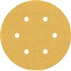 Bosch Professional 5x Carte Abrasive Expert C470 con 6 Fori per Legno Duro, Vernice su Legno, Ø 150 mm, Grana 180, Accessorio Levigatrice Rotoorbitale