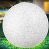 BAKAJI Lampada Design Sfera da Giardino Diametro 50 cm Luce Illuminazione Esterno da Terra o Tavolo Attacco E27 Lampadina Max 40 W Decorazione Effetto Pietra con Picchetti di Fissaggio Terreno