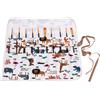 Amoyie abaría Set di pennelli da pittura 10 pezzi con Borsa Organizzatore per Pittura Acrilica, Acquerello Guazzo Pittura Olio, Pennelli per Dipingere Bambini