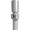 LEDKIA LIGHTING Braccio Regolabile 90º per Apparecchi di Illuminazione Stradale Grigio Grigio