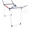 Leifheit Pegasus 200 Solid Deluxe Mobile Stendibiancheria, Stendino Allungabile con 20 m di Spazio Totale, Stendibiancheria Estensibile con Accessori