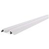 Reprofil profilo LED al 01 - 10 piatto montaggio profilo per 10 - 11,3 mm LED Stripes, 2000 mm, weißmatt 970305
