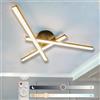 Sweier Lampadario LED Soffitto Dimmerabile, 22W Plafoniera LED Soffitto con Telecomando, Plafoniere da Soffitto Moderne per Camera da Letto Bagno Soggiorno Cucina Corridoio