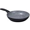 Aeternum, Black Pearl, Padella Antiaderente, Adatta a Induzione, Diametro 18 cm, Alluminio, Nera