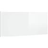 vidaXL Testiera per Letto Bianco Lucido 200x1,5x80cm Legno Multistrato