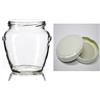 Avir 24 Barattoli in Vetro Orcio per marmellate e Confetti 106 ml con Tappo