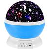 Generic Star Night Light Proiettore LED Romantico per Bambini, Luce Notturna con Ricarica USB per Casa, Aula, Plastica Metallo 5,3 X 5,3 X,1 Pollici (Luce notturna colorata)