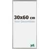 yd. Your Decoration - Cornice 30x60 cm - Champagne - Cornice Decorativa Parete in Plastica con Vetro in acryl - Antiriflesso - 30x60 Cornice - Evry