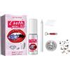 Mineatig Kit Brillantini Denti | Professionale per Gemme Dentali Fai-da-Te con Lampada Polimerizzante E Colla | Gioielli con Denti Rimovibili per Donne E Ragazze (1 Set)