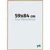 yd. Your Decoration - Cornice 59x84 cm - Faggio Chiaro - Cornice Decorativa Parete in Plastica con Vetro in acryl - Antiriflesso - 59x84 Cornice - Evry