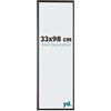 yd. Cornice 33x98 cm Antracite - Cornice in Plastica Evry | Your Decoration, Vetro acrilico antiriflesso, Montaggio a parete, Adatta per foto, poster o puzzle, Made in Holland