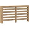 vidaXL Copertura Termosifone Rovere Artigianale 149x20x82cm in Legno