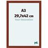 yd. Your Decoration - Cornice A3 29.7x42 cm - Ciliegie - Decorativa Parete in Legno con Vetro in acryl - Antiriflesso - A3 29.7x42 Cornice - Como