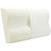 Aurora Bedding Cuscino Cervicale per Dormire in Memory Foam Forato a Doppia Onda Traspirante Rinfrescante, 41x72x11/13cm