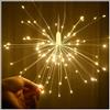 HHMTAKA Luci per fuochi d'artificio, 90 LED, a batteria, con telecomando, 8 modalità, luci natalizie, impermeabili, per esterni, per giardino, feste, matrimoni (bianco caldo)