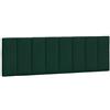 vidaXL Cuscino Testiera Hanko Verde Scuro 160 cm in Velluto