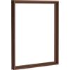 Bildershop-24 Cornice per giunti ombreggiati Lamia, 80 x 120 cm, marrone (opaco), Kit di autoassemblaggio fai da te