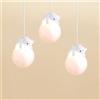 SIAMZYWV Lampadario a LED CUNTO, simpatico orsetto con stampa 3D, a forma di globo lunare, a forma di coniglio addormentato, lampadario per bambini, lampada a sospensione a 3 luci, per camera da letto di ragaz