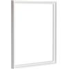 Bildershop-24 Cornice per giunti ombreggiati Lamia, 100 x 120 cm, bianco lucido, Kit di autoassemblaggio fai da te