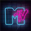 XENITE Luci al Neon Da Parete Insegna Al Neon MTV, Luce Notturna A Lettera A LED 27cmх35cm Utilizzata Per Studio Di Registrazione Musicale, Decorazione Per Bar Di Stazioni Radio