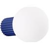 SOLLUX lighting Lampada da Parete Interno - Applique da Parete in Alluminio e Vetro -1 Paralume - Lampadina LED - Ultramarino Halo