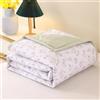 DOTBUY-SHOP Trapuntino Copriletto Estivo Primaverile, Trapunta Leggera, 100% Poliestere Copriletto Trapuntato Cotone per Letto Singolo Letto Matrimoniale (Campanula,200x230)