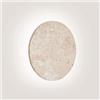 SJHPZG Applique da Parete Rotonda in travertino Wabi Sabi Lampada da Parete in Pietra Naturale Moderna Decorazione Minimalista Apparecchio di Illuminazione da Parete dimmerabile