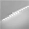 Klobvtt Plafoniera a LED Lampadario lineare Moderno Illuminazione a soffitto Plafoniere minimaliste a Semi-Incasso Striscia Lunga Vicino alle lampade a soffitto per corridoio Soggiorno Ufficio