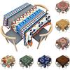 Odot Tovaglia Quadrata Antimacchia, Tovaglie da Tavola in Poliestere Boho Mandala 3D per Salotto Tavolino da caffè Pranzo Cucina Giardino Decorazione (Geometria boema,120x120cm)