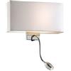 Ideal Lux Hotel AP2 Lampada, Bianco